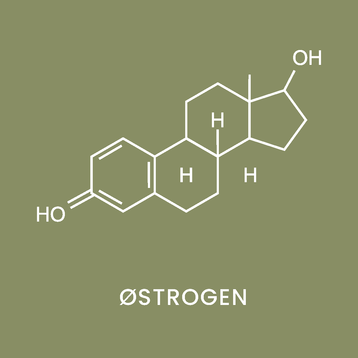 Grøn ikon - østrogen