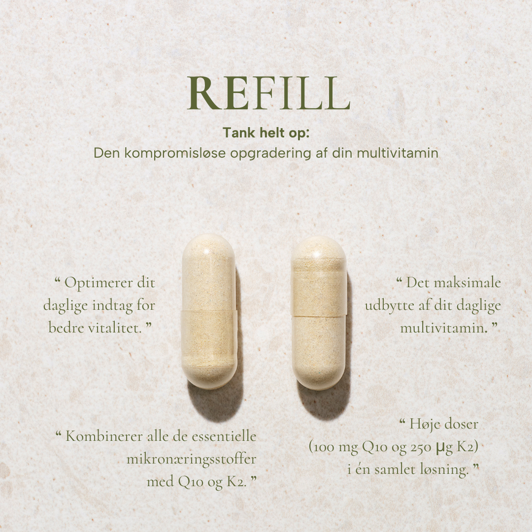 REFILL kosttilskudskapsler fra Sandvig Pharma med anprisninger