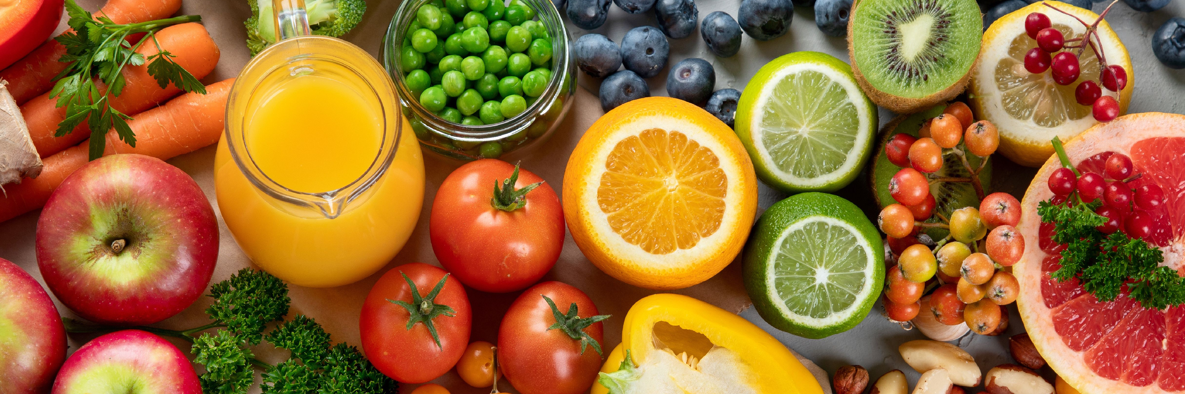 Frugt og grønt med c-vitamin