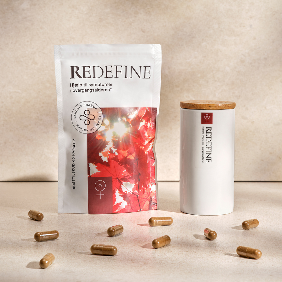 Hjælp til overgangsalderens symptomer (kvinder) | REDEFINE